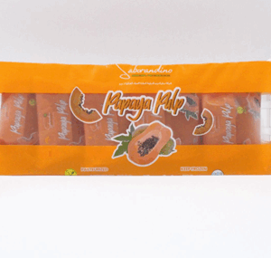 Frozen Papaya Pulp Pouch 100g/10 units 1000g