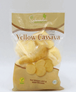 Frozen Yellow Cassava (Arracacha) 454g