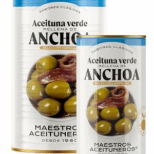 Maestros Aceituneros Olives With Anchovies 600gr