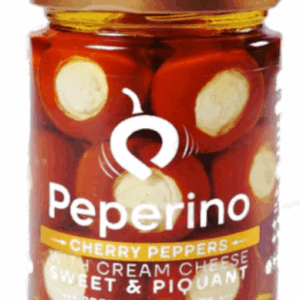 Peperino Cherry Peppers With Cream Cheese 330gr